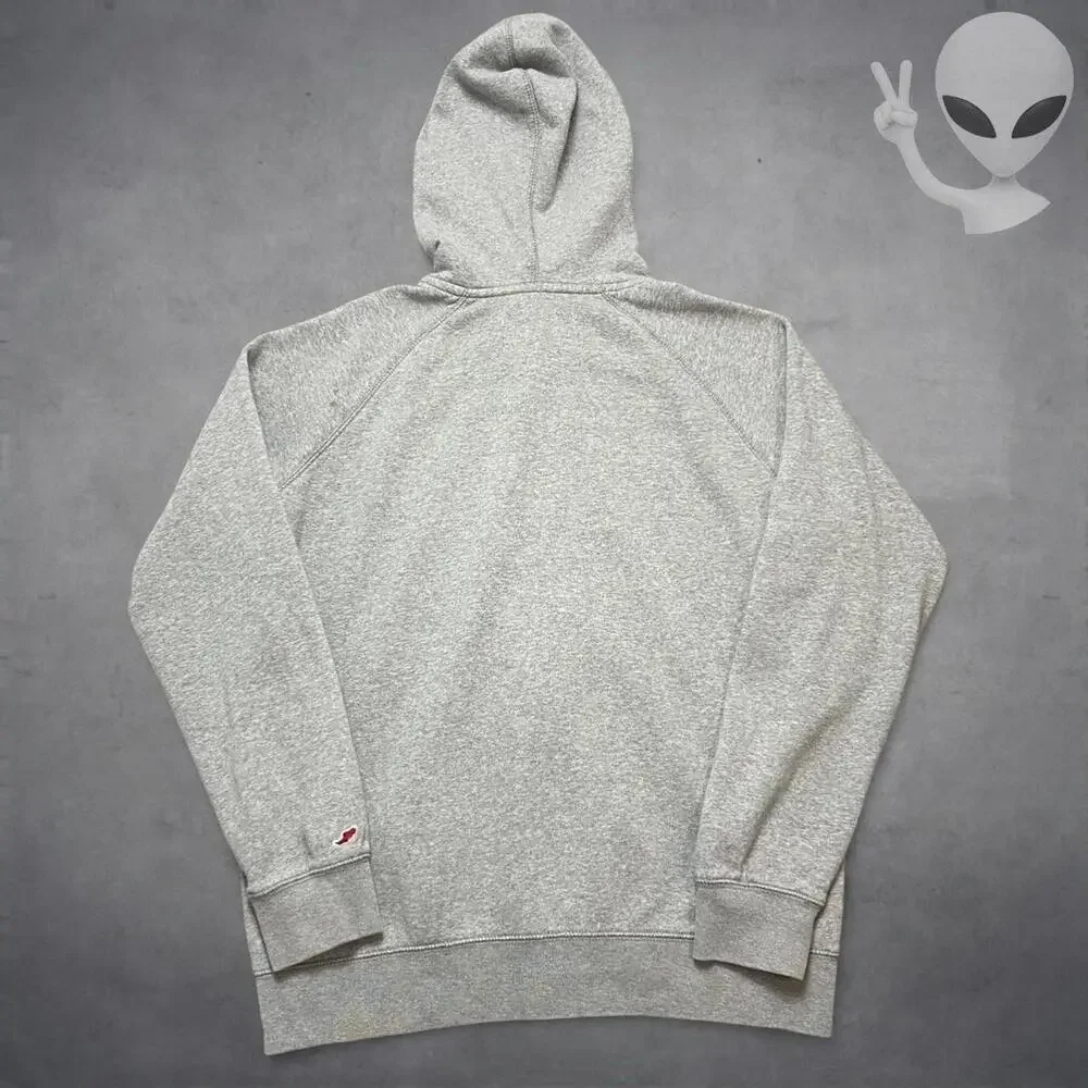 Vintage Colosseum Men's Small Pitt Panthers Heather Gray Arch Full Zip Hoodie - Picture 6 of 8